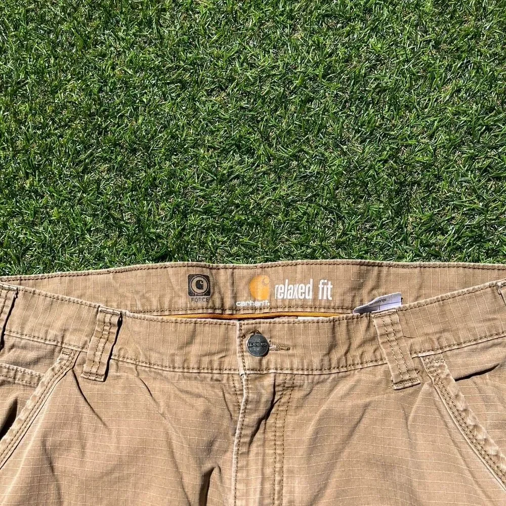 Carhartt Men's Tan and Khaki Trousers